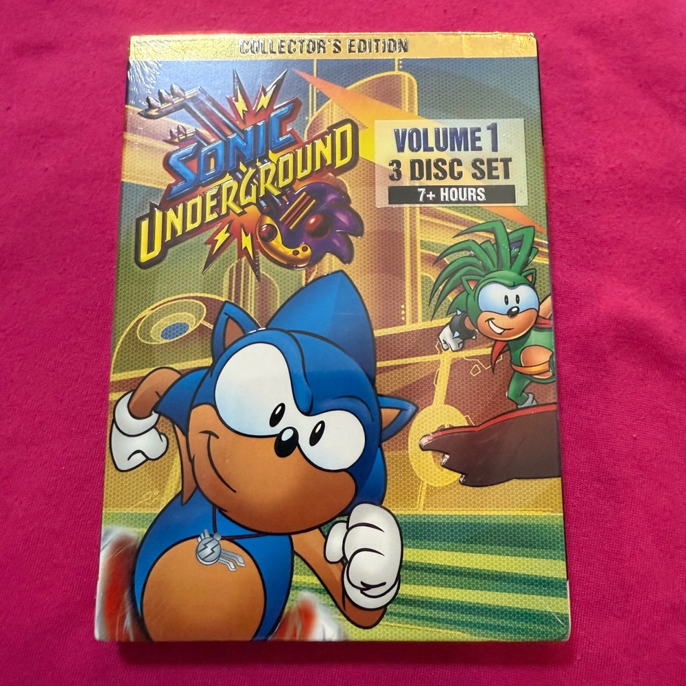 Sonic Underground Volume 1 Collector's Edition 3 Disc Set DVD 7+ Hours‎
